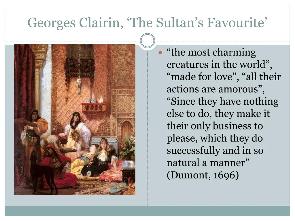 georges clairin the sultan s favourite