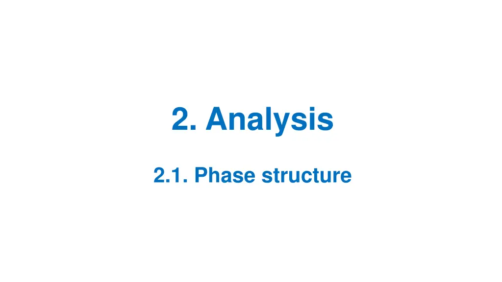 2 analysis
