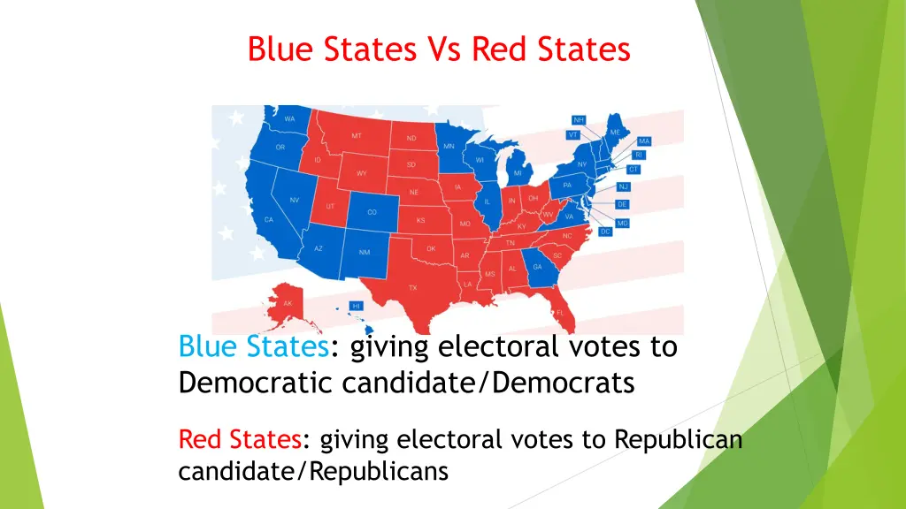 blue states vs red states