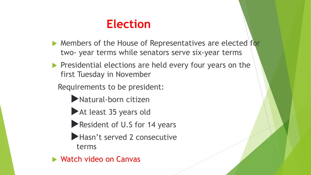 election