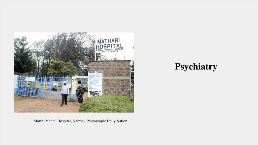 psychiatry