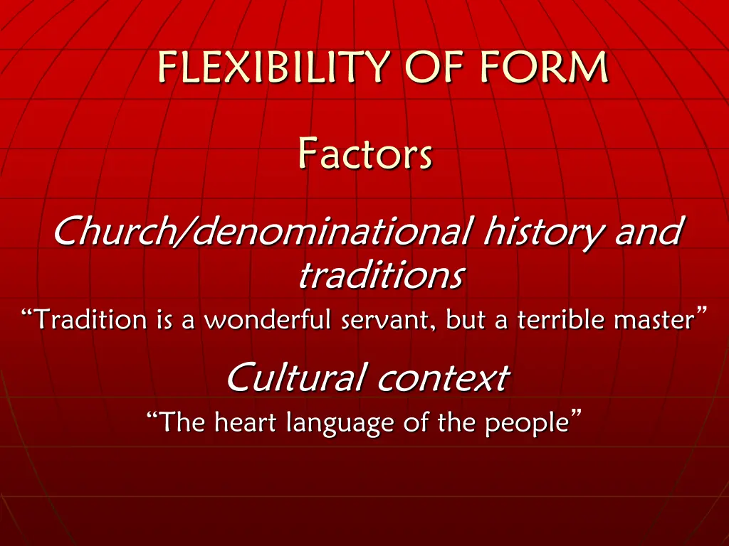 flexibility of form 2
