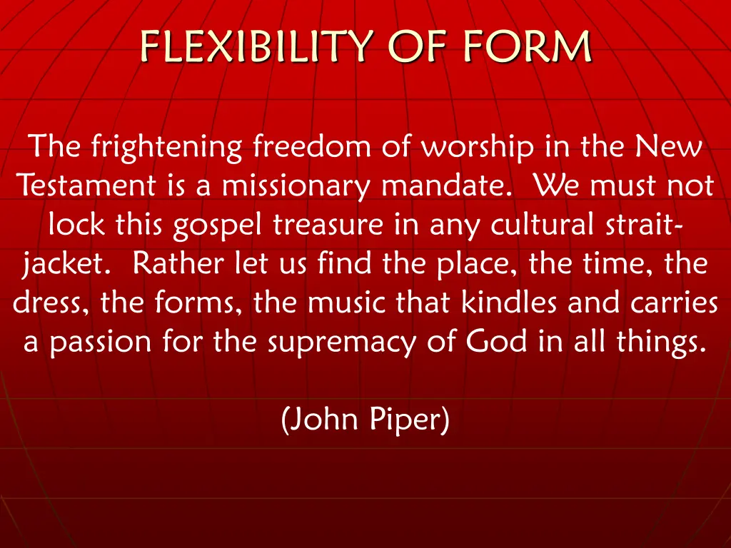 flexibility of form 6