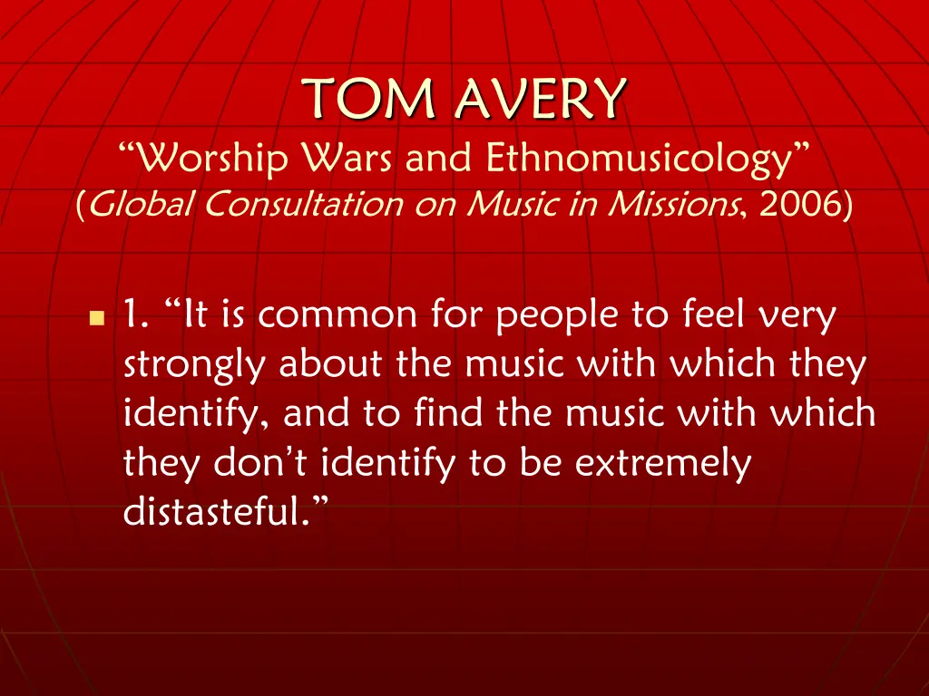 tom avery