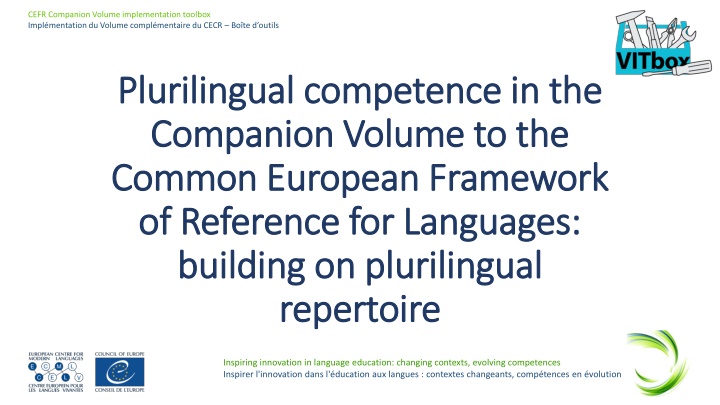 cefr companion volume implementation toolbox impl