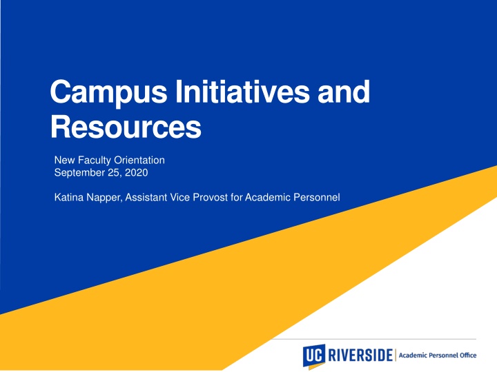 campus initiatives and resources