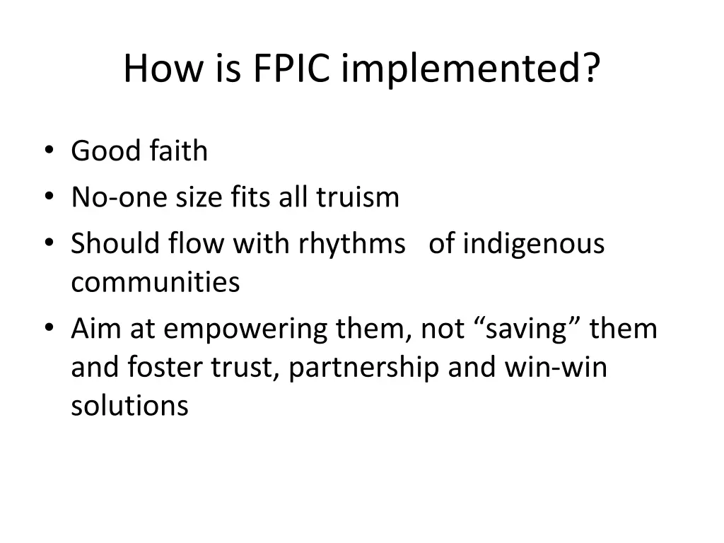 how is fpic implemented
