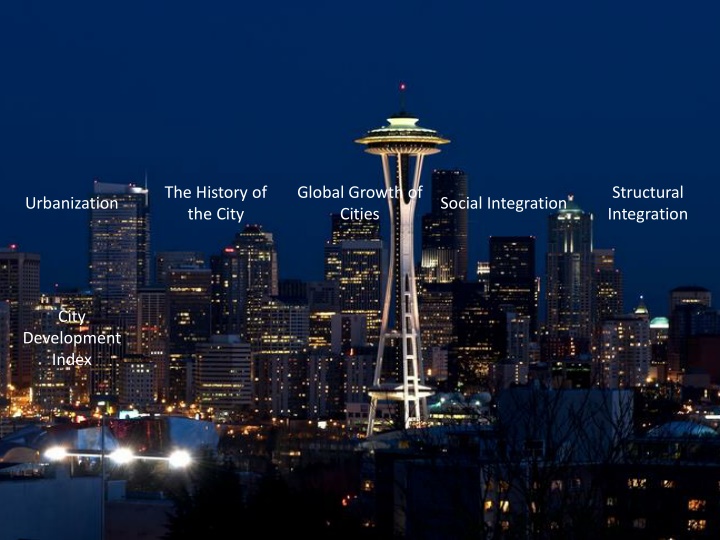 the history of the city