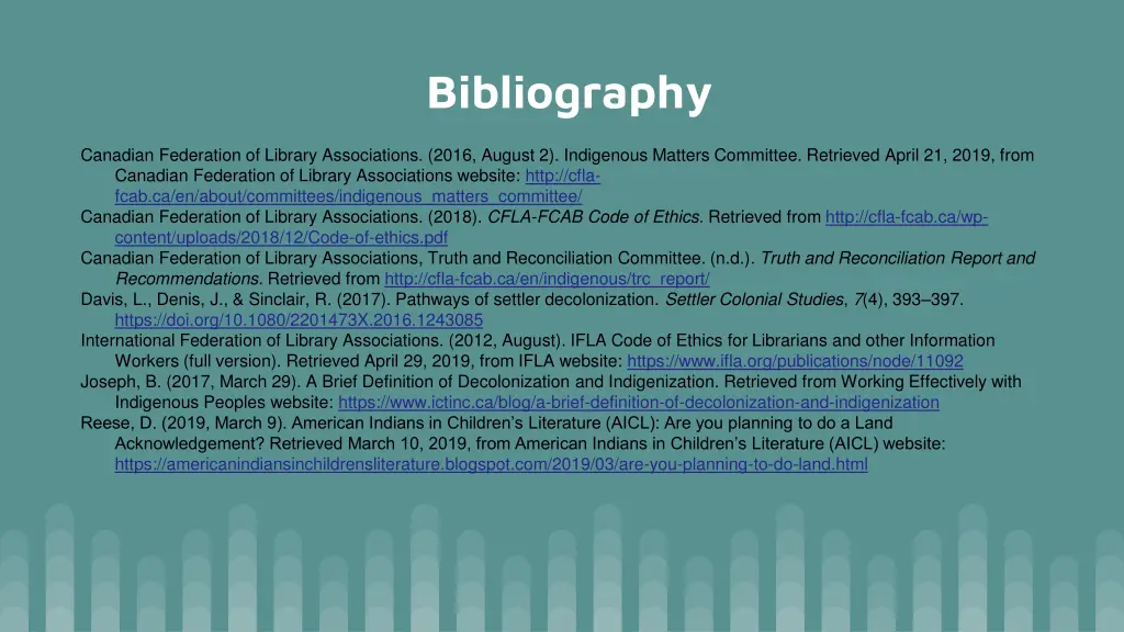 bibliography