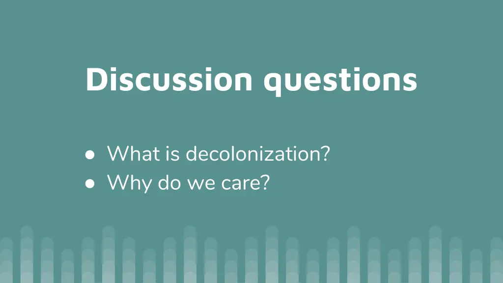 discussion questions