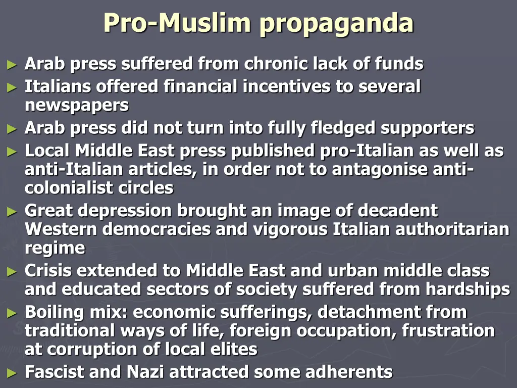 pro muslim propaganda