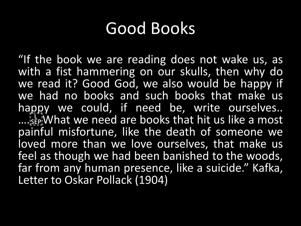 good books