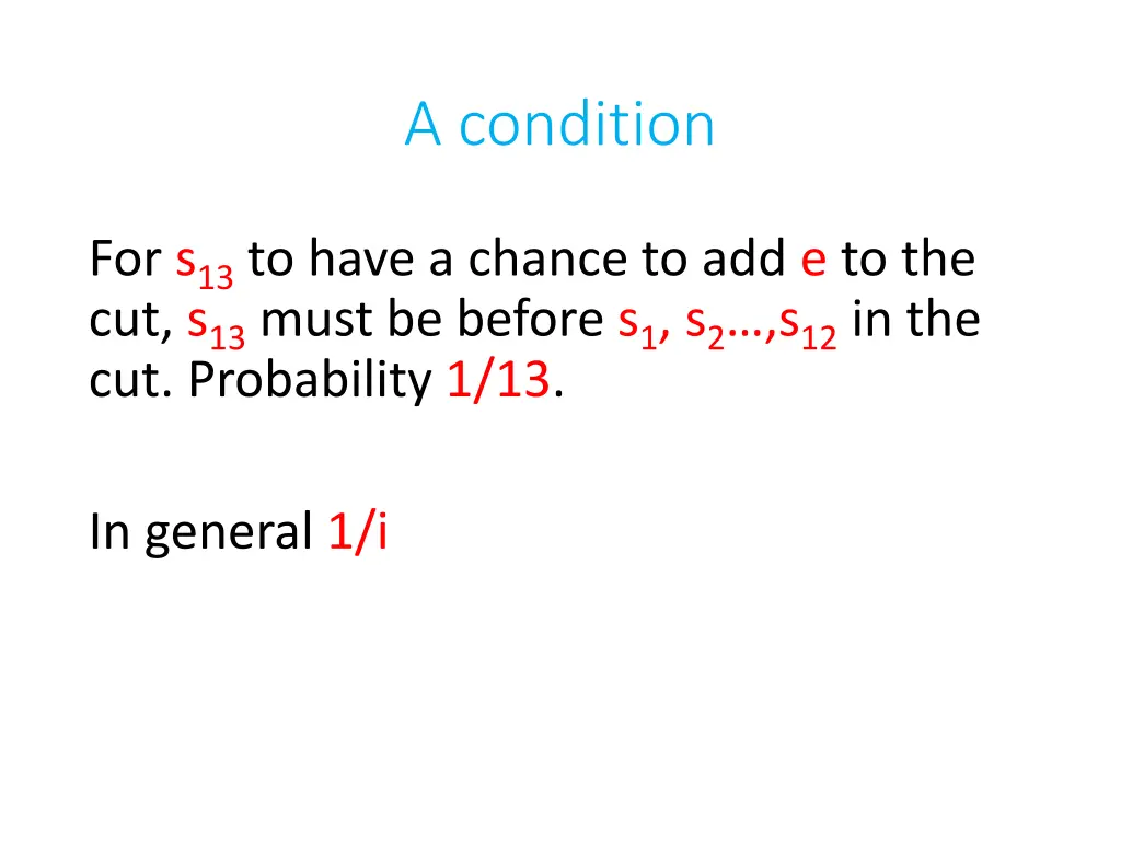 a condition