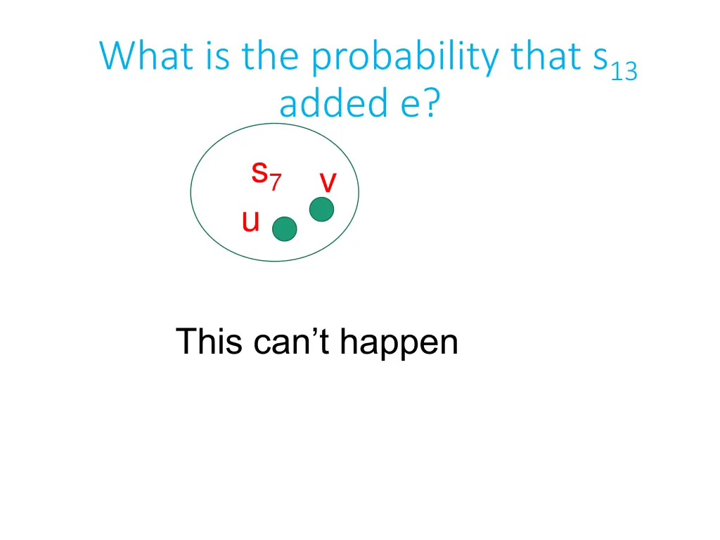 what is the probability that s 13 added e