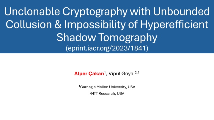 unclonable cryptography with unbounded collusion