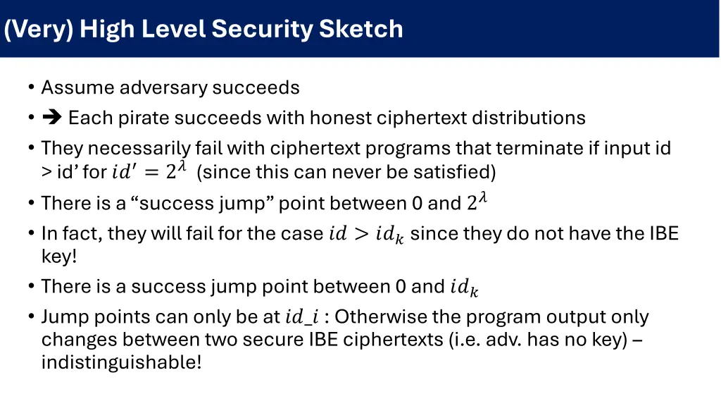 very high level security sketch