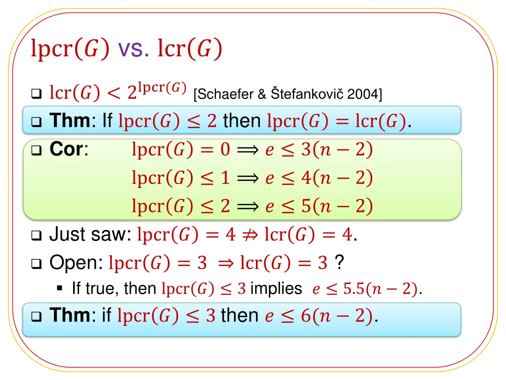 lpcr vs lcr