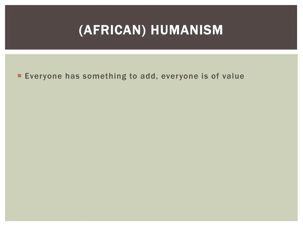 african african humanism humanism