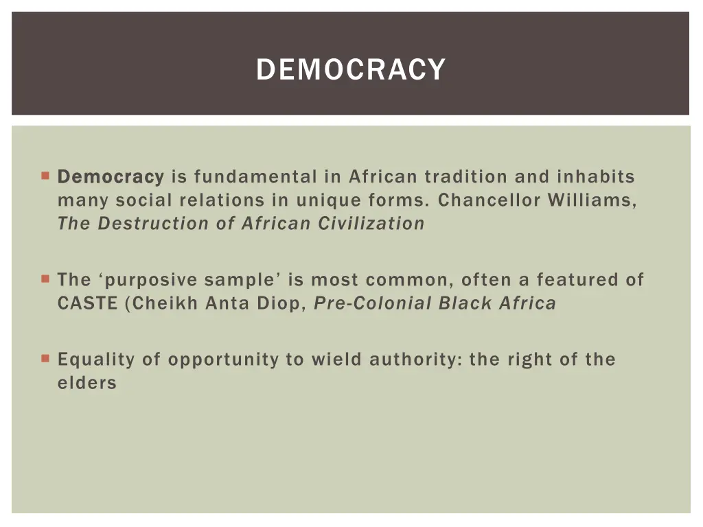 democracy