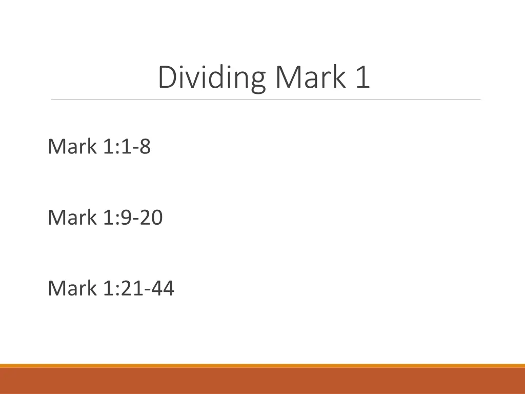 dividing mark 1