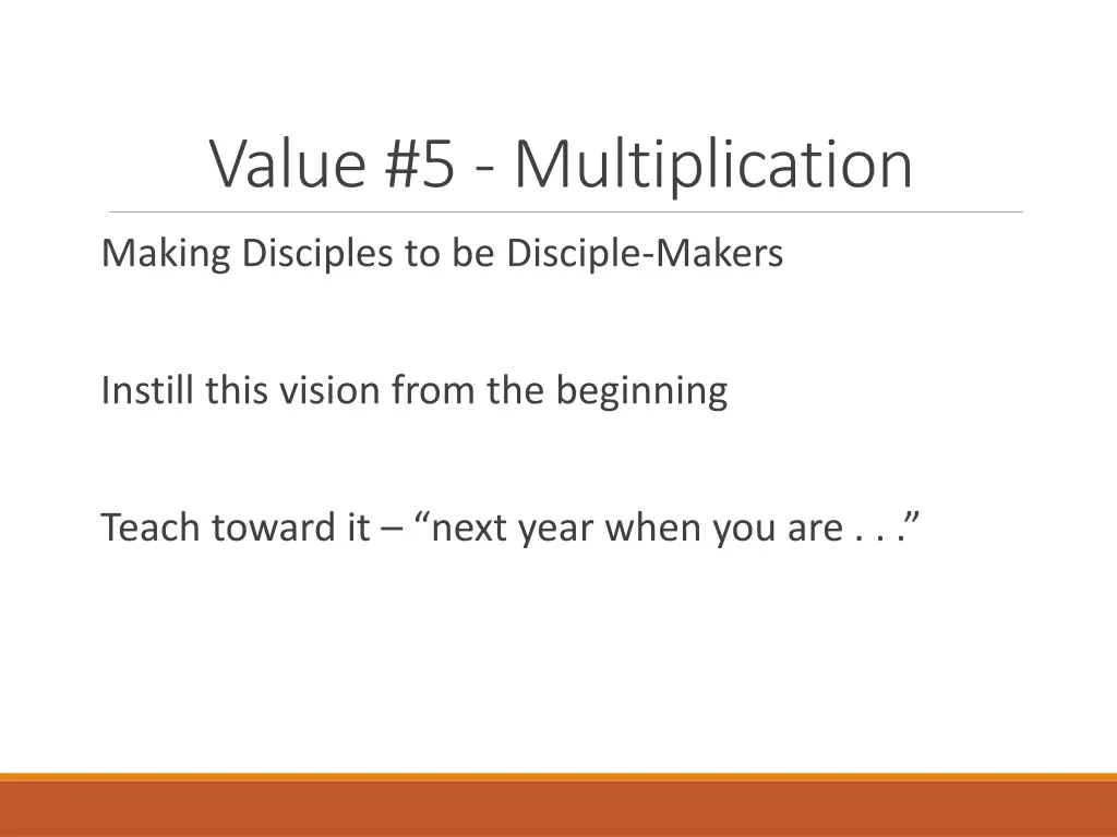 value 5 multiplication