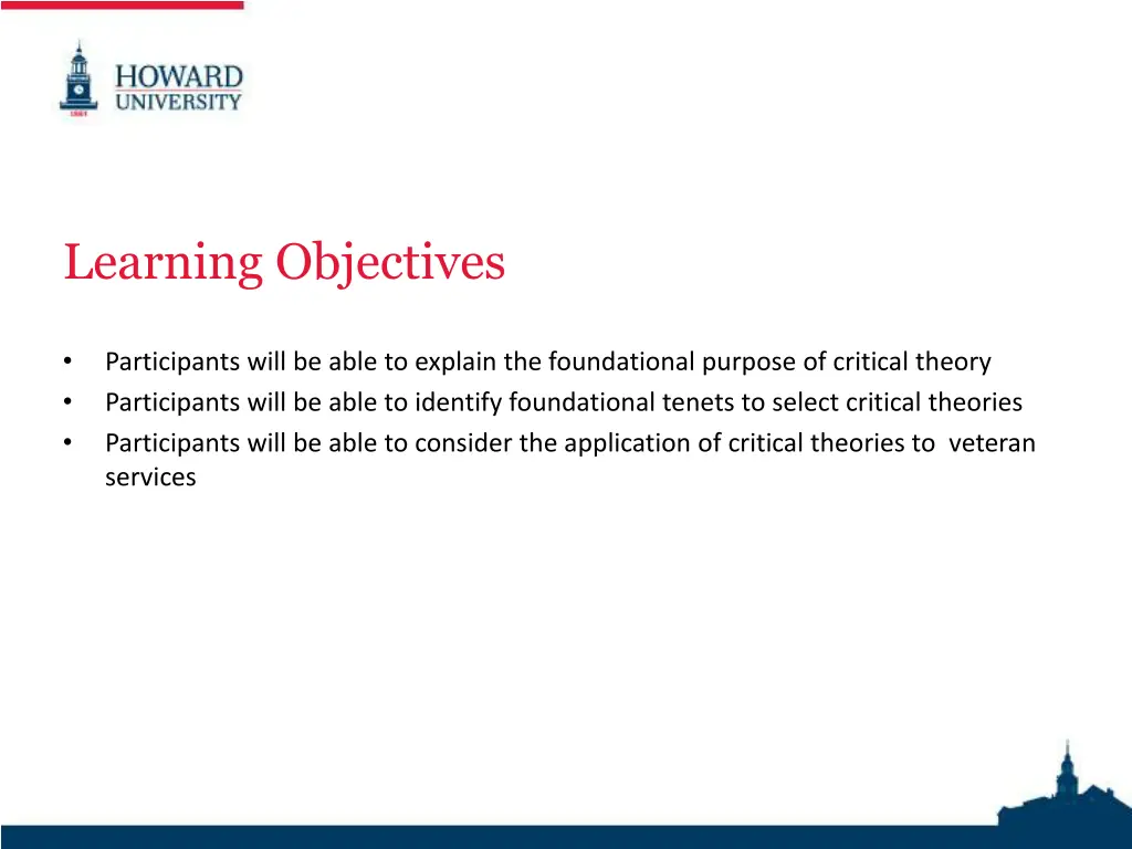 learning objectives