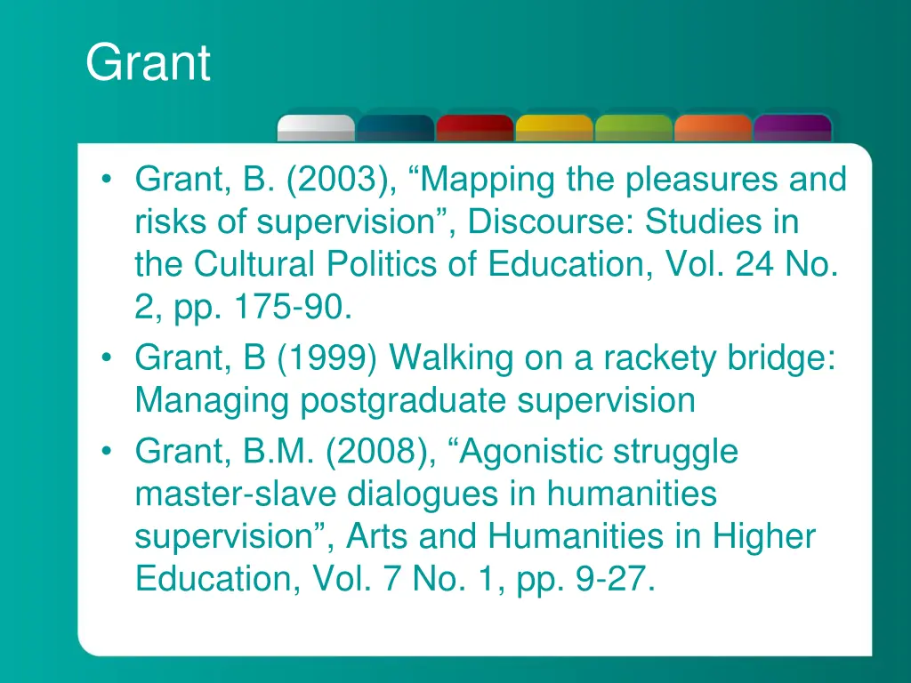 grant