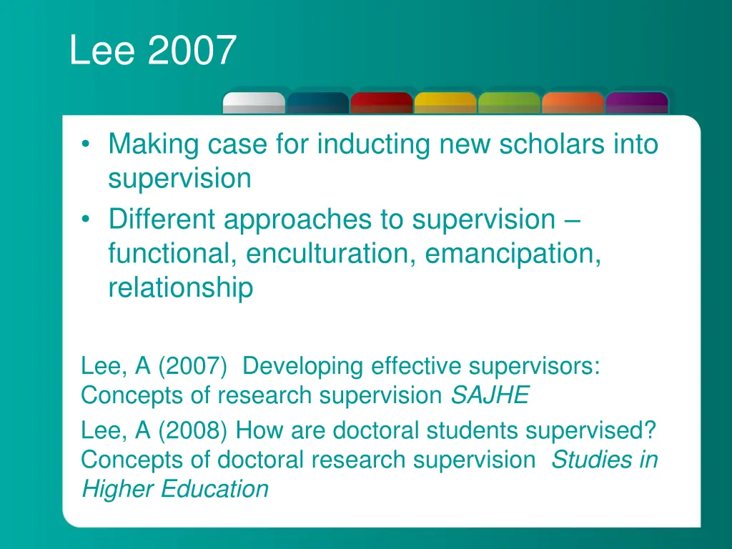 lee 2007