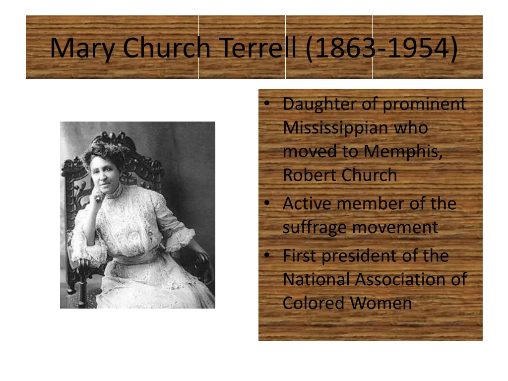 mary church terrell 1863 1954