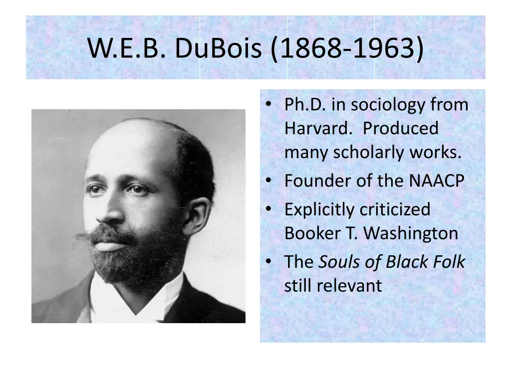 w e b dubois 1868 1963