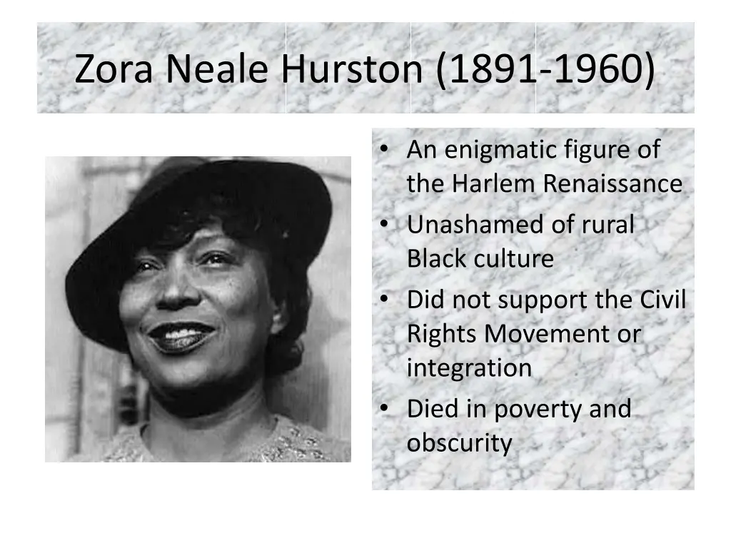 zora neale hurston 1891 1960