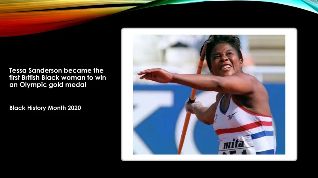tessa sanderson became the first british black