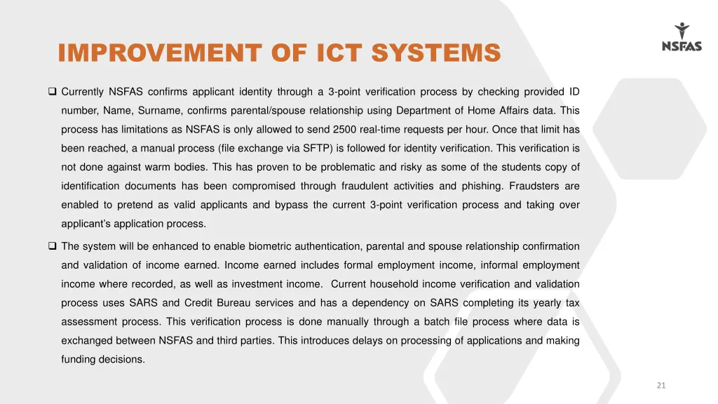 improvement of ict systems