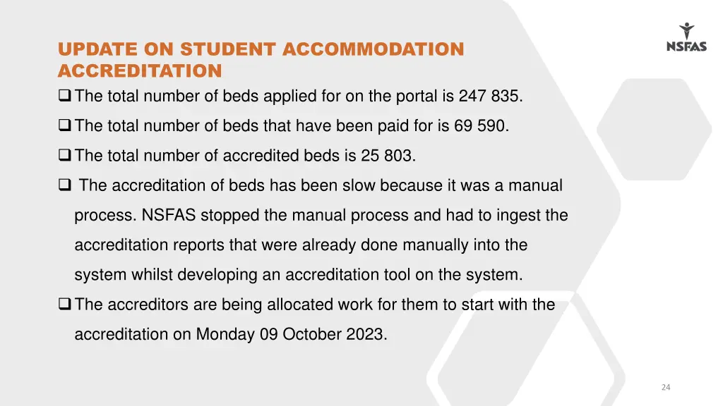 update on student accommodation accreditation