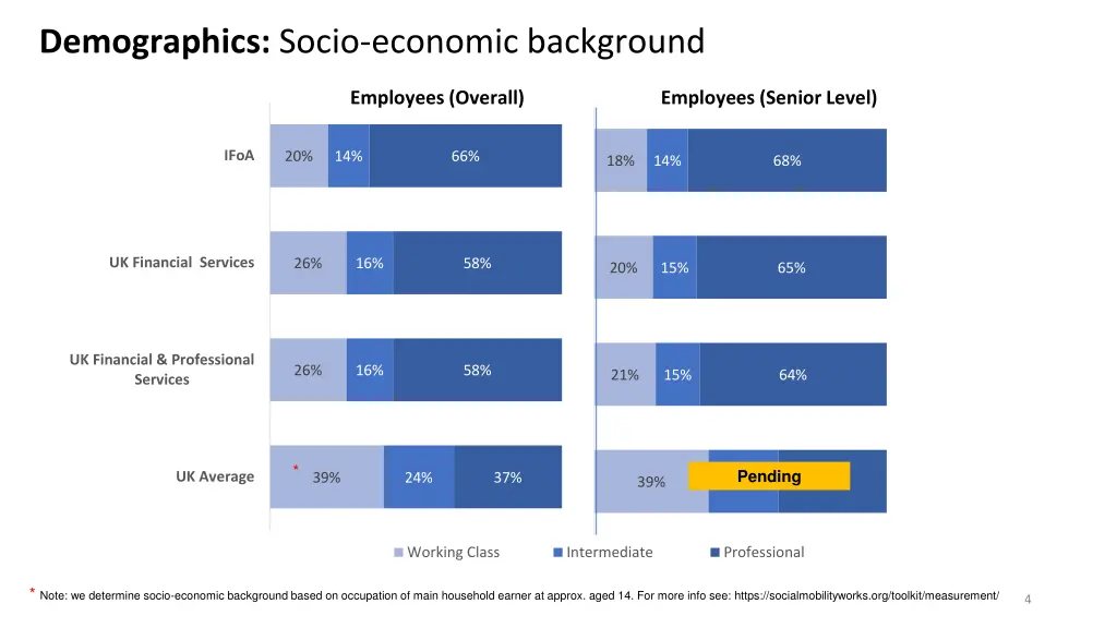 demographics socio economic background