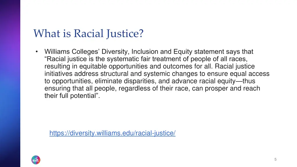 what is racial justice