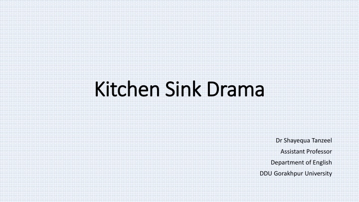 kitchen sink drama kitchen sink drama