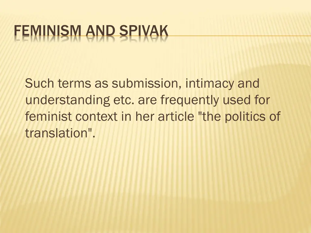 feminism and spivak 2