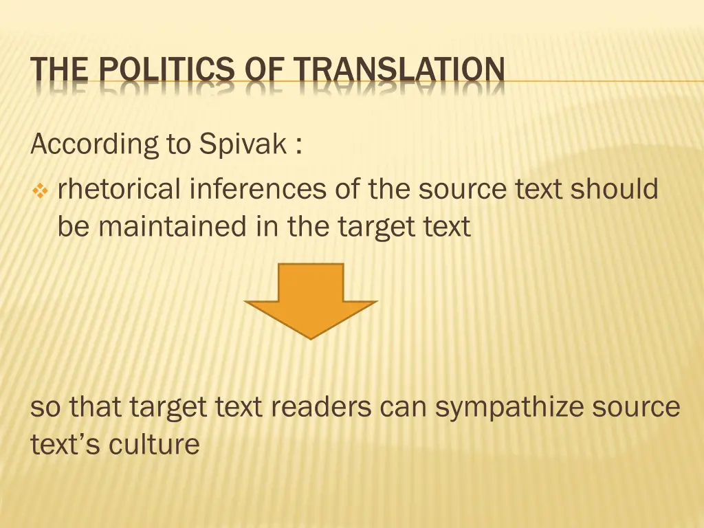 the politics of translation 3