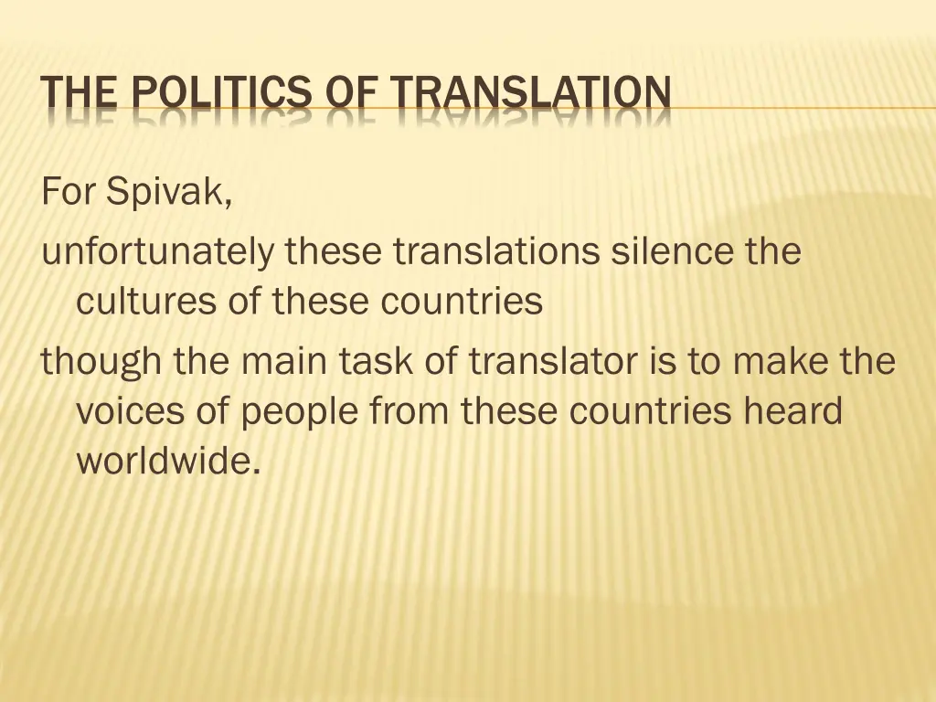 the politics of translation 5