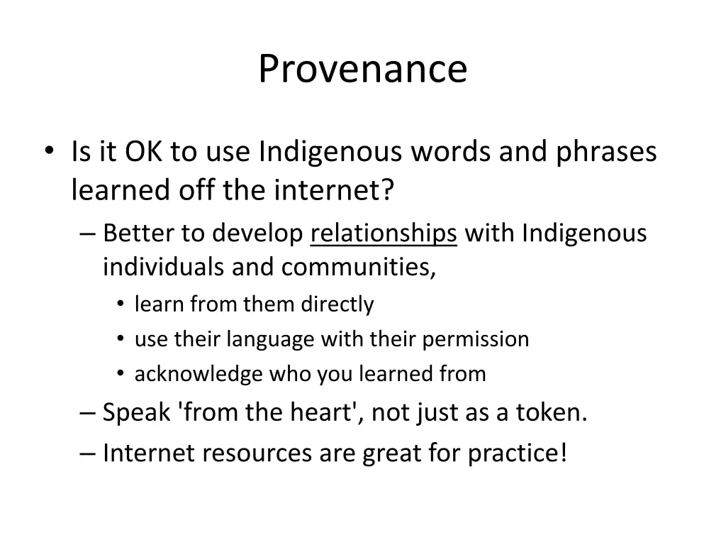 provenance