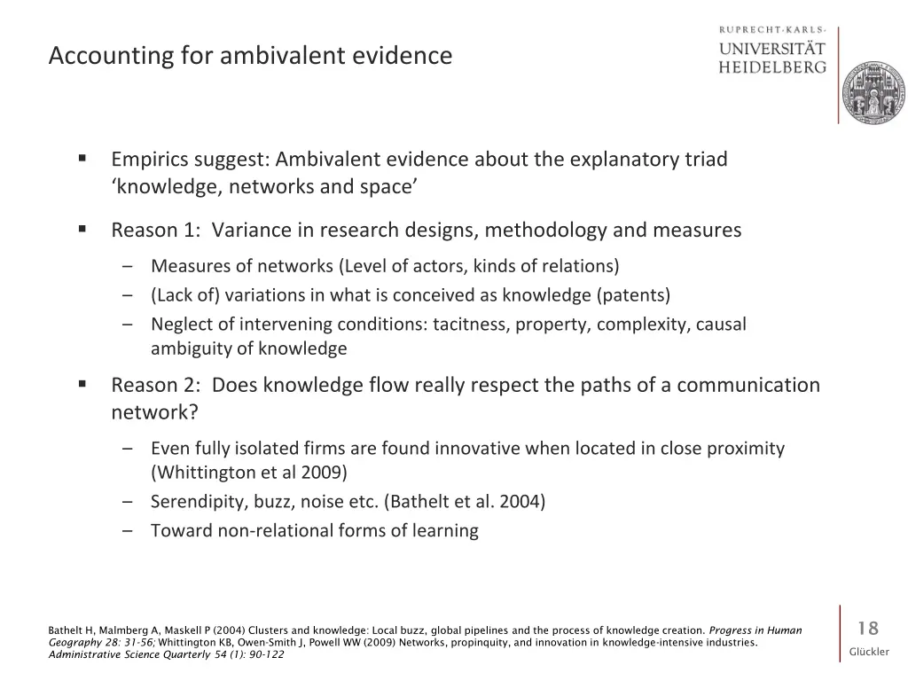 accounting for ambivalent evidence