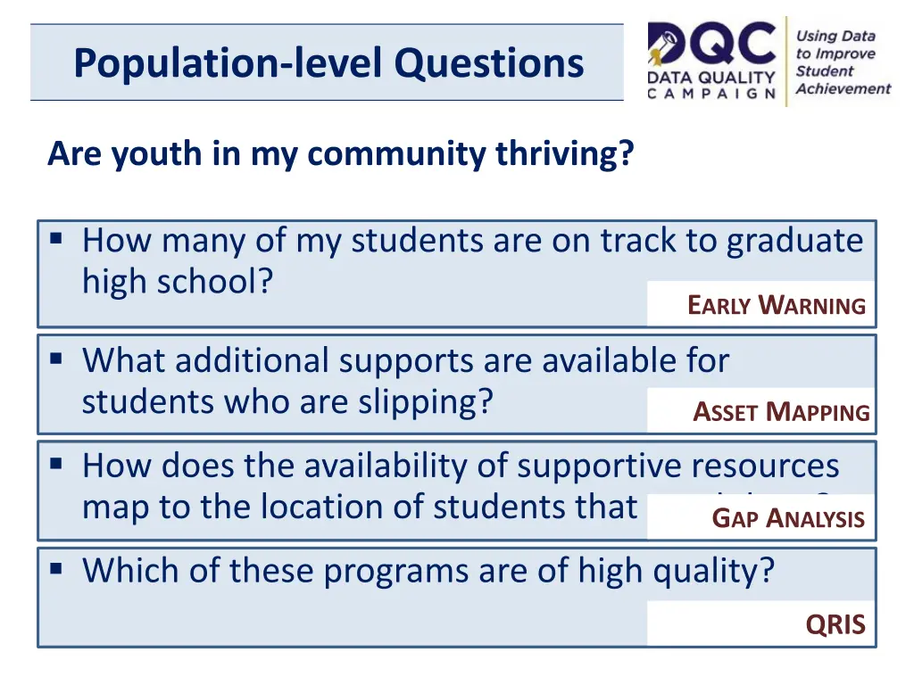 population level questions 1