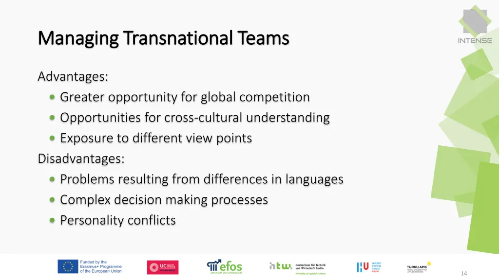 managing transnational teams managing
