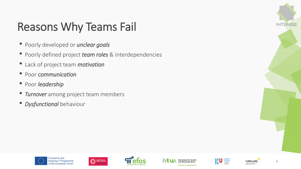 reasons why teams fail reasons why teams fail