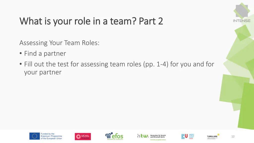 what is your role in a team part 2 what is your