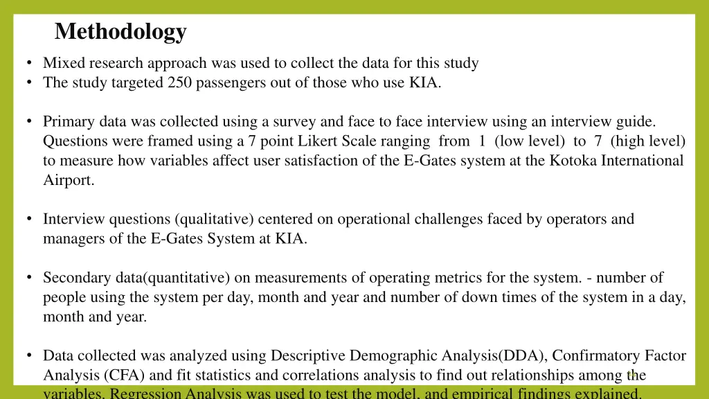 methodology