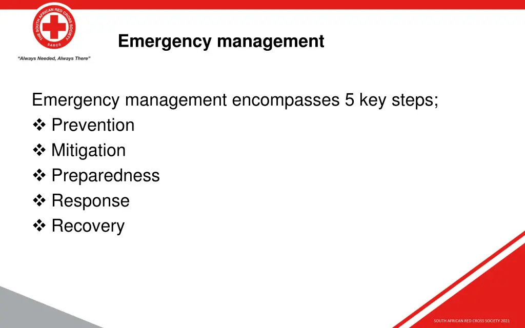 emergency management