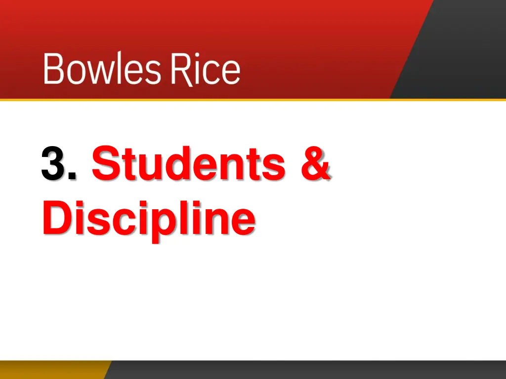 3 students discipline