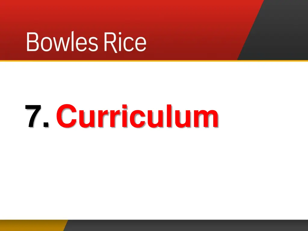 7 curriculum